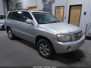  Salvage Toyota Highlander