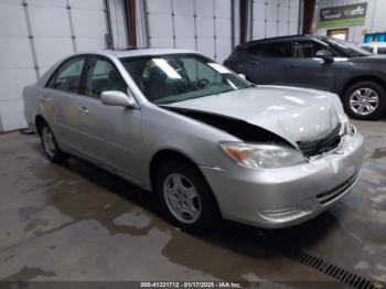  Salvage Toyota Camry