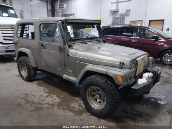  Salvage Jeep Wrangler