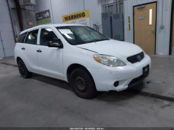  Salvage Toyota Matrix