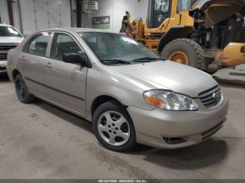  Salvage Toyota Corolla
