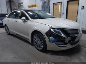  Salvage Lincoln MKZ Hybrid