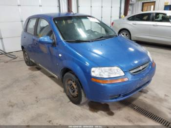  Salvage Chevrolet Aveo 5