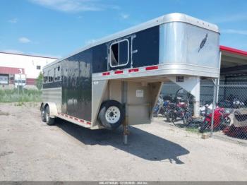 Salvage Featherlite Horse Trailer