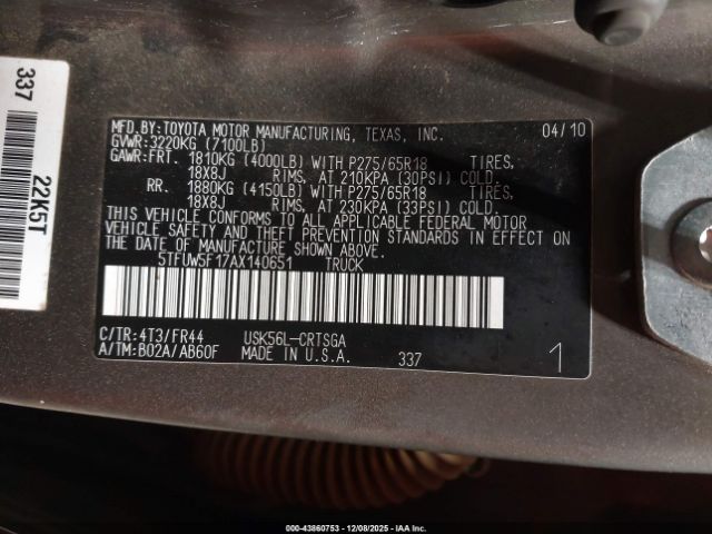 Toyota Tundra Grade 5.7l V8 Image 9