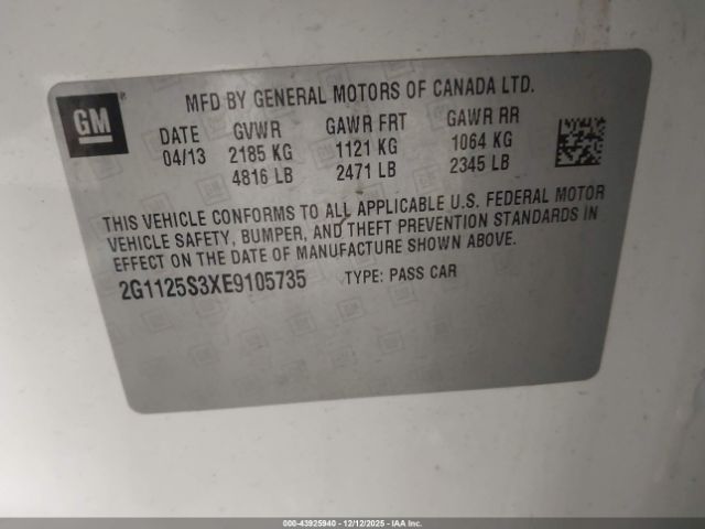 Chevrolet Impala 2lt Image 10