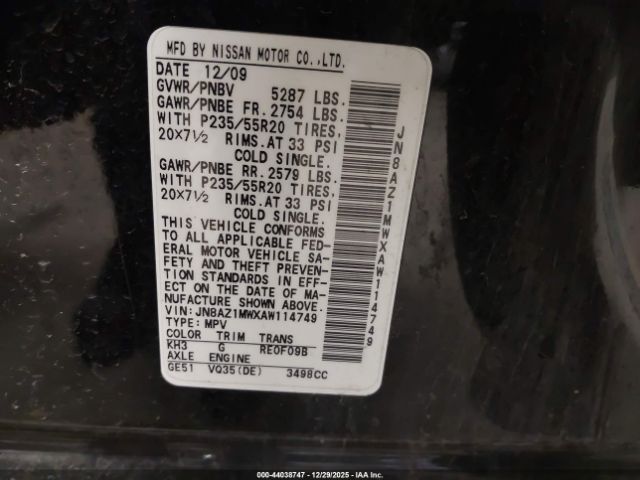 Nissan Murano Le Image 10