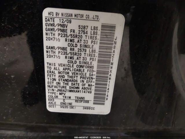 Nissan Murano Le Image 10