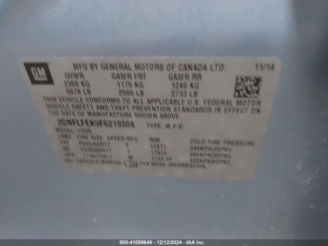 Chevrolet Equinox 1lt Image 18