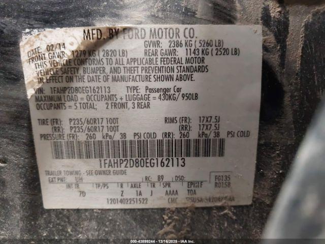 Ford Taurus Se Image 3