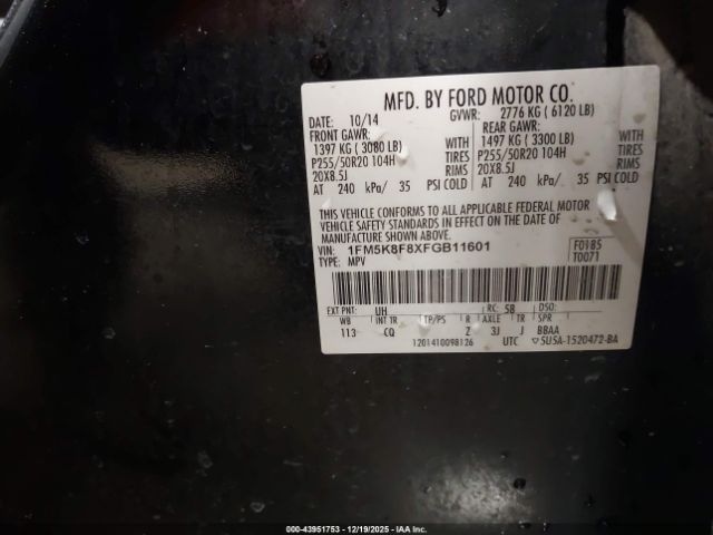 Ford Explorer Limited Image 12