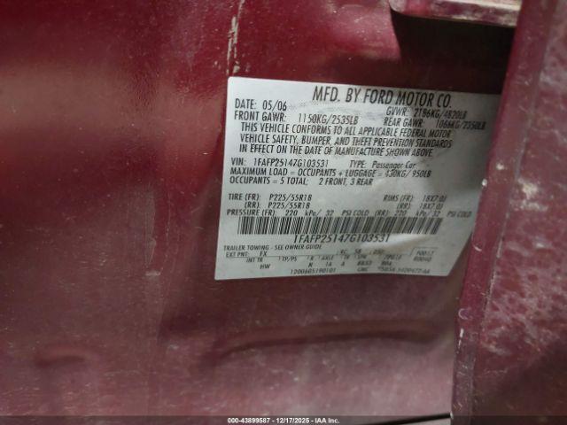 Ford Five Hundred Limited Image 15