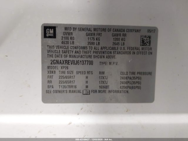 Chevrolet Equinox Ls Image 9