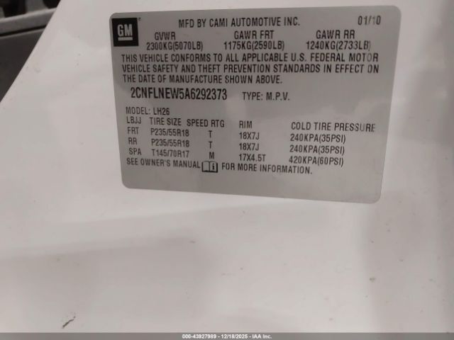 Chevrolet Equinox Lt Image 9