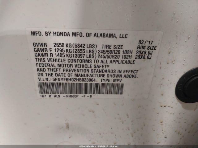 Honda Pilot Elite Image 5