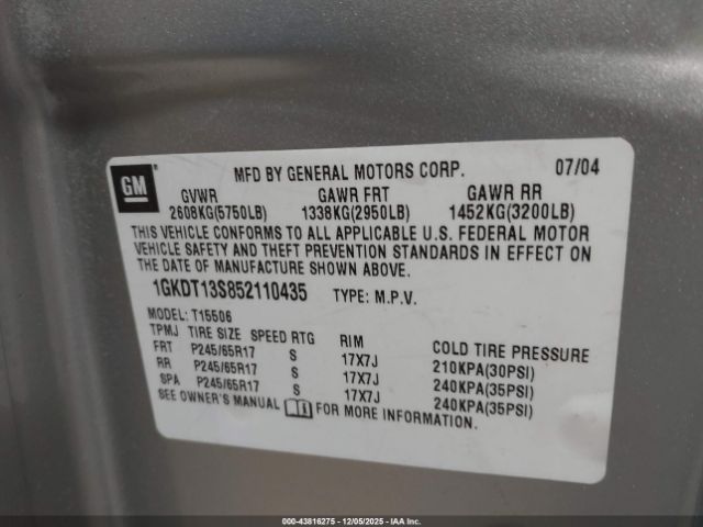 GMC Envoy Sle Image 3