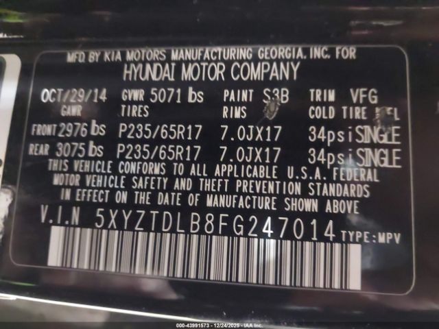 Hyundai SANTA FE 2.4l Image 15