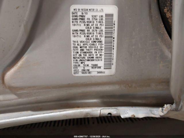 Nissan Murano Sv Image 8